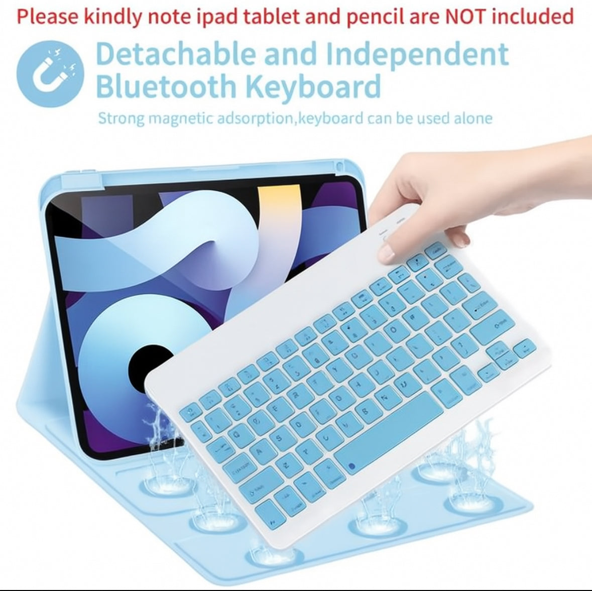 Trueloom-Magnetic Wireless Keyboard Case for iPad