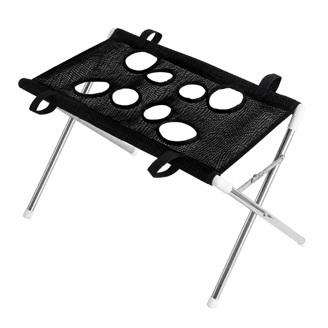 Pet Grooming Hammock Stand Foldable Cat Dog Bathing Rack Quick Dry Mesh Nail Trimming Holder for Small Medium Pets