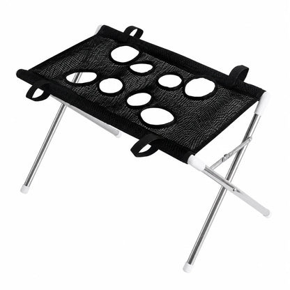 Pet Grooming Hammock Stand Foldable Cat Dog Bathing Rack Quick Dry Mesh Nail Trimming Holder for Small Medium Pets